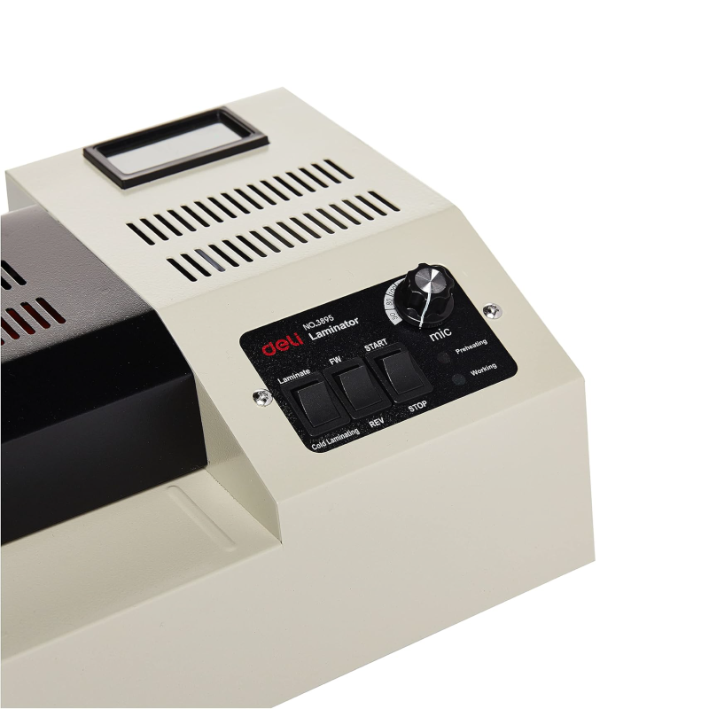 Deli A3 Heavy Duty Laminating Machine, Metal Body, 50-200 Micron (E3895)