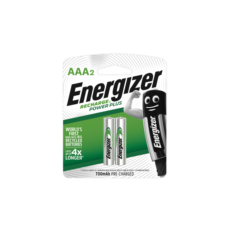 Energizer Recharge AAA Battery (AAABP2)