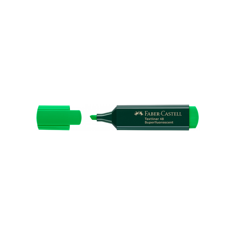 Faber-Castell Textliner Highlighter, Chisel Tip, 06/Pack (1548)