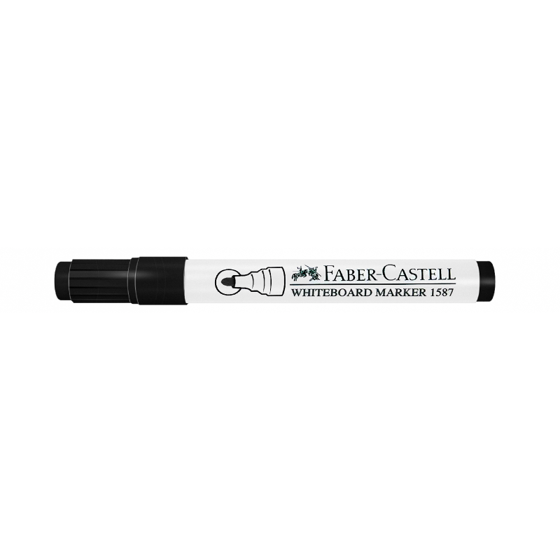 Faber-Castell Whiteboard Marker with a Bullet Tip in Black Ink