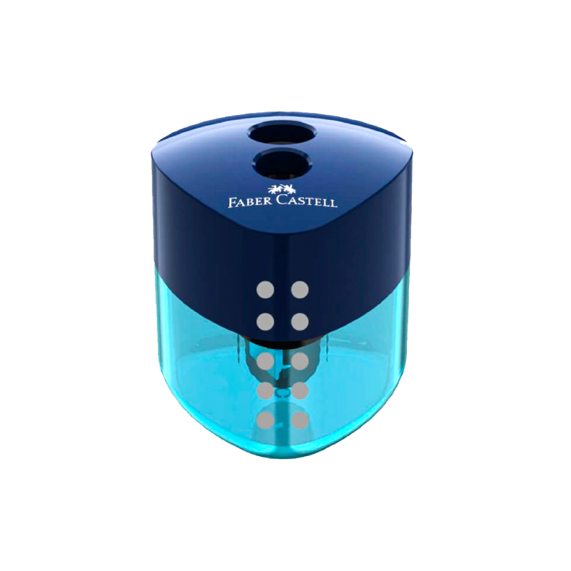 Faber-Castell Grip Auto Sharpener with Double Hole in Blue Color
