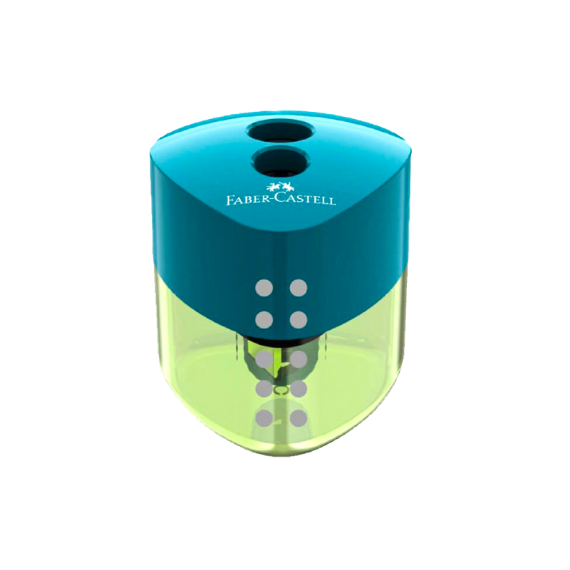 Faber-Castell Grip Auto Sharpener with Double Hole in Green Color