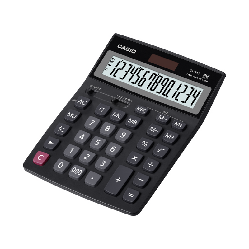 Casio 14-Digit Calculator, Desktop Type (GX-14S)