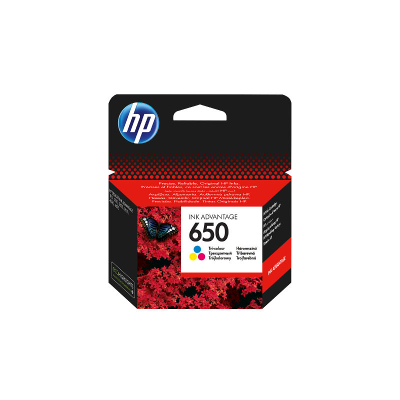 HP 650 Tri-Color Ink Cartridge (CZ102AE)