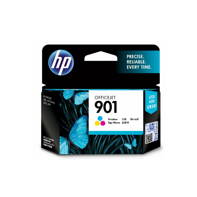HP 901 Tri-Color Ink Cartridge (CC656AE)