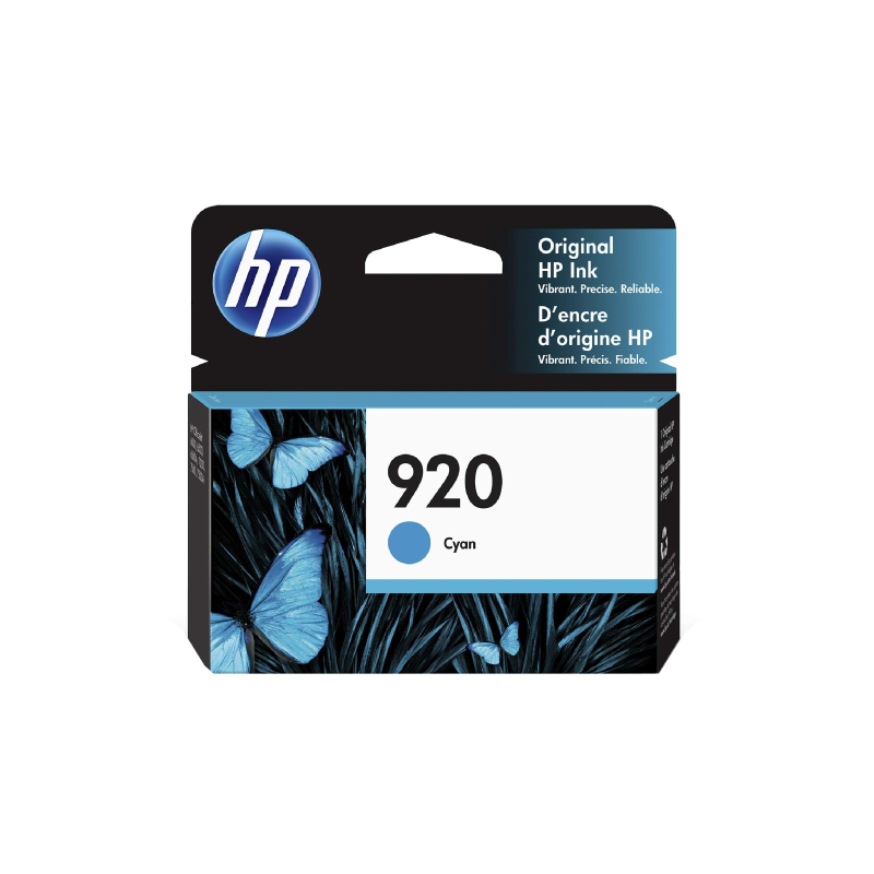 HP 920 Cyan Ink Cartridge (CH634AN)