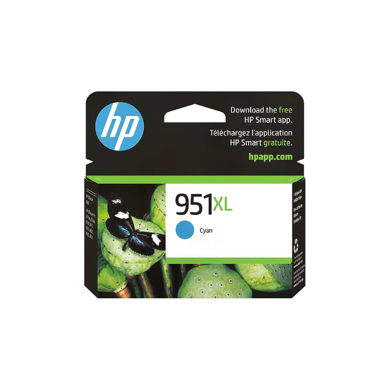 HP 951XL Cyan Ink Cartridge (CN046AN)