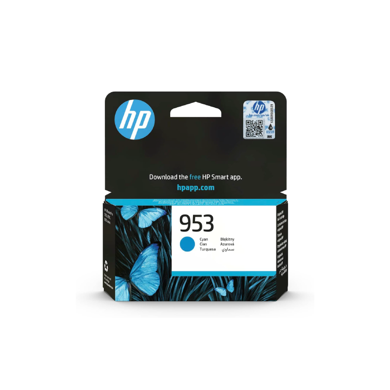 HP 953 Cyan Ink Cartridge (F6U12AE)