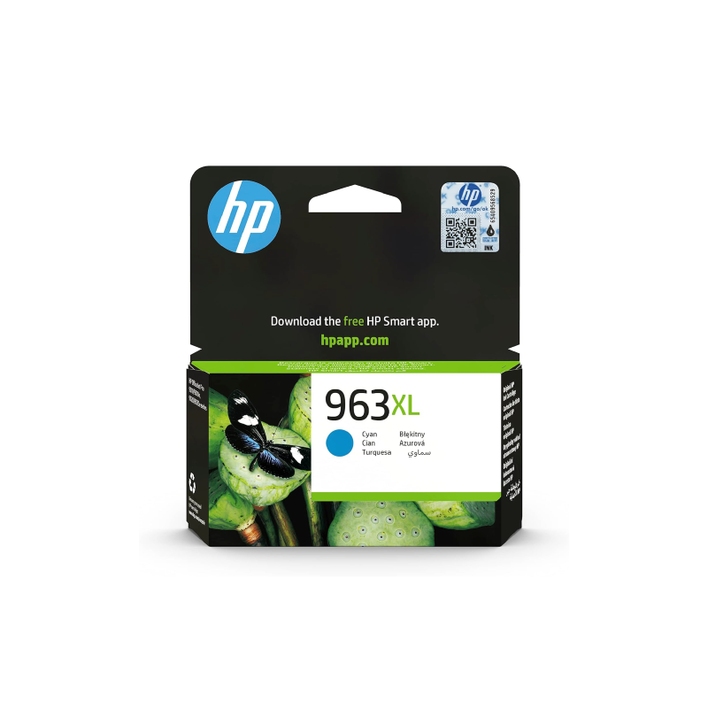 HP 963XL Cyan Ink Cartridge (3JA27AE)