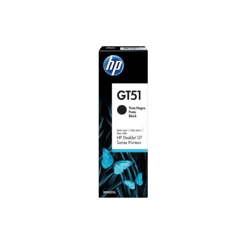 HP GT51 Black Ink Bottle, 70ml (M0H57A)