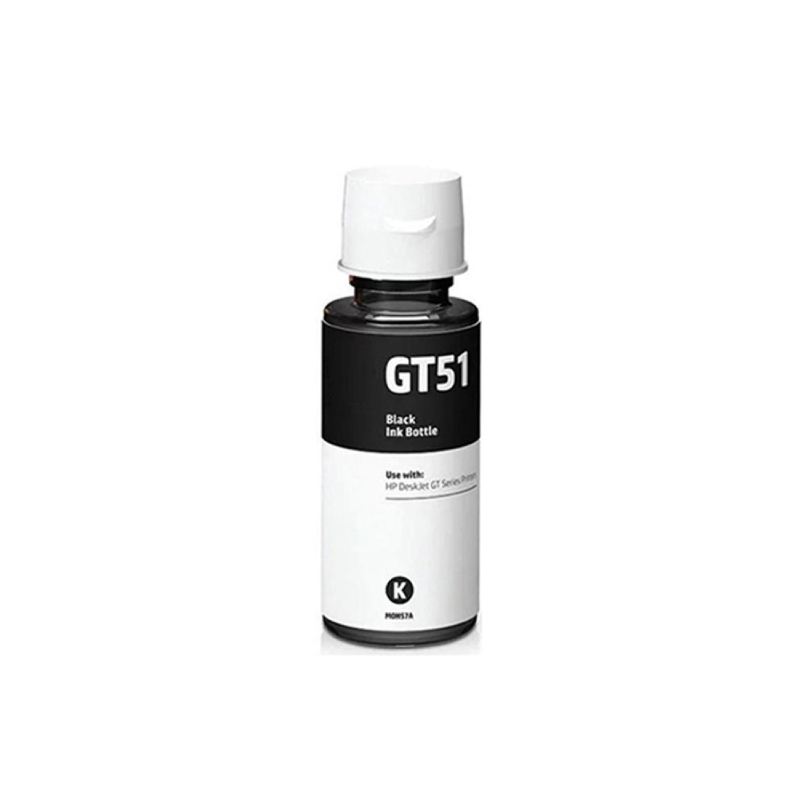 HP GT51 Black Ink Bottle, 70ml (M0H57A)