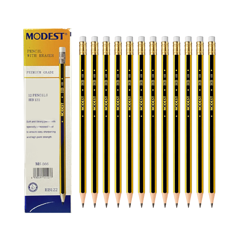 MODEST 122 Pencil, HB, 12/Pack (MS 566)