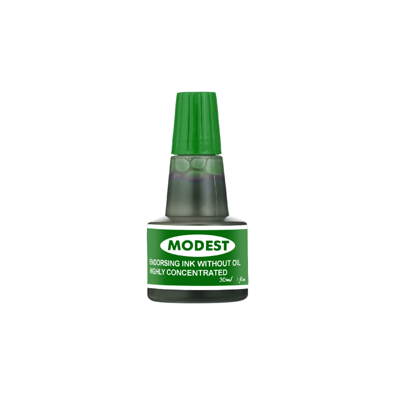 MODEST Stamp Pad Ink, 30ml, Green (INK GN)