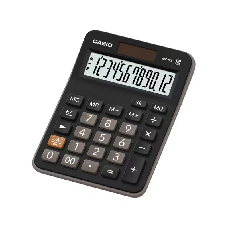 Casio 12-Digit Calculator, Desktop Type (MX-12B)