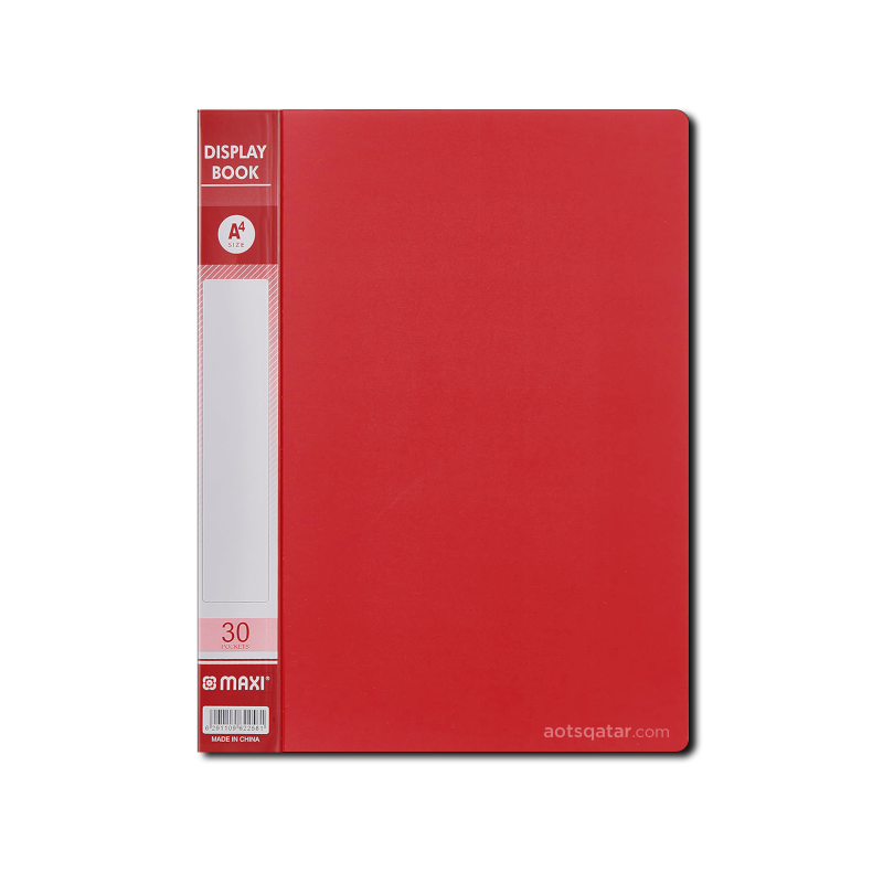 Maxi Display Clear Book, A4 Size, 30 Pockets