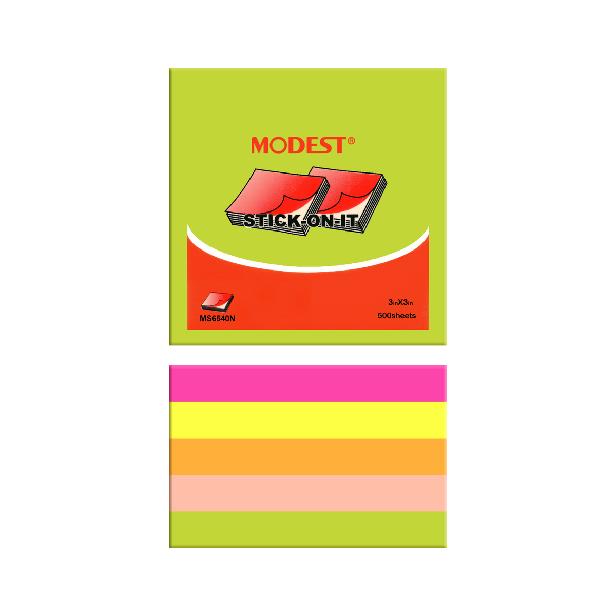 MODEST STICK-ON-IT Sticky Notes, 3