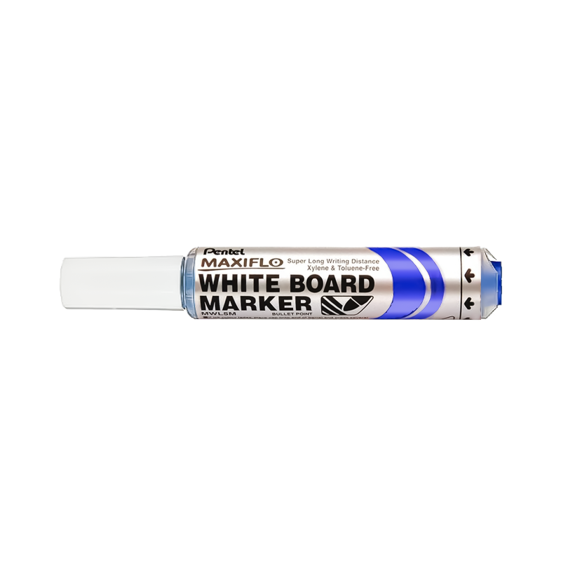 Pentel MAXIFLO Whiteboard Marker Pen, Bullet Tip (MWL5M)