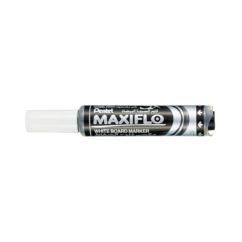 Pentel MAXIFLO Whiteboard Marker Pen, Chisel Tip (MWL6)
