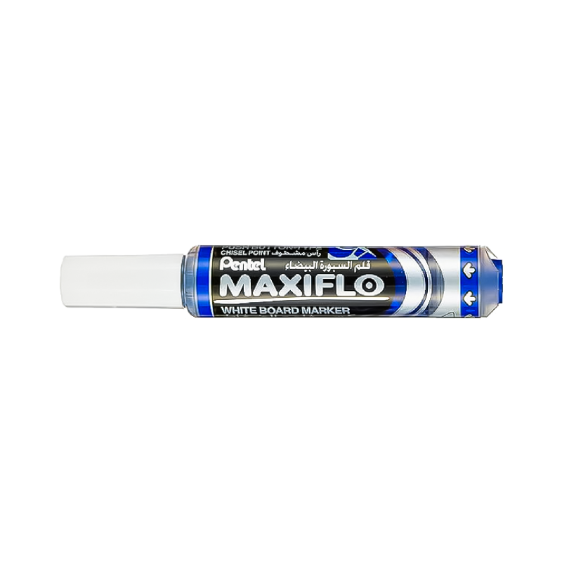 Pentel MAXIFLO Whiteboard Marker Pen, Chisel Tip (MWL6)