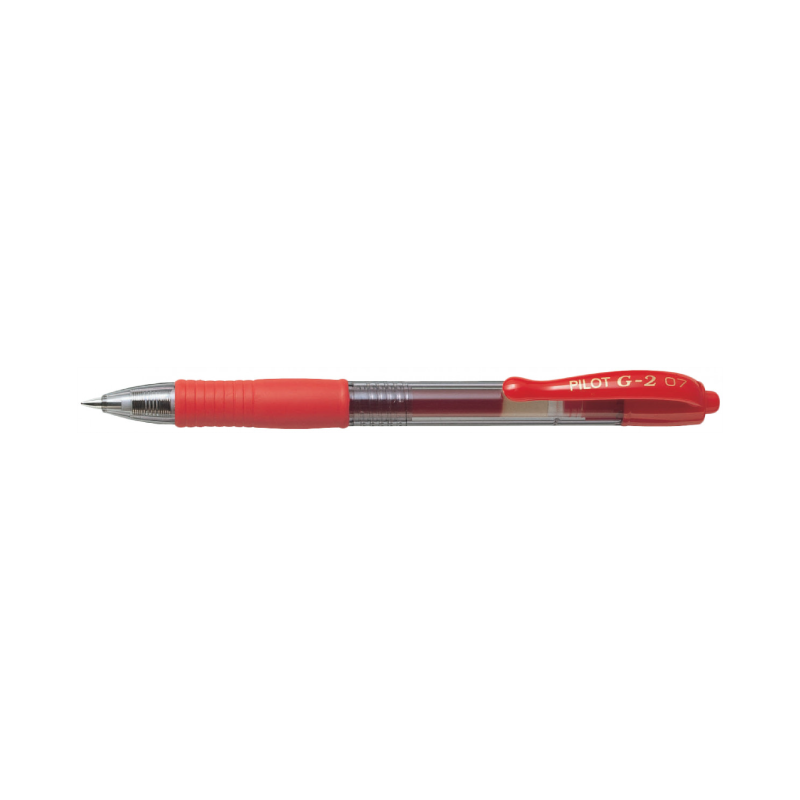 Pilot G-2 Gel Pen with a Fine 0.7mm Point in Red Ink