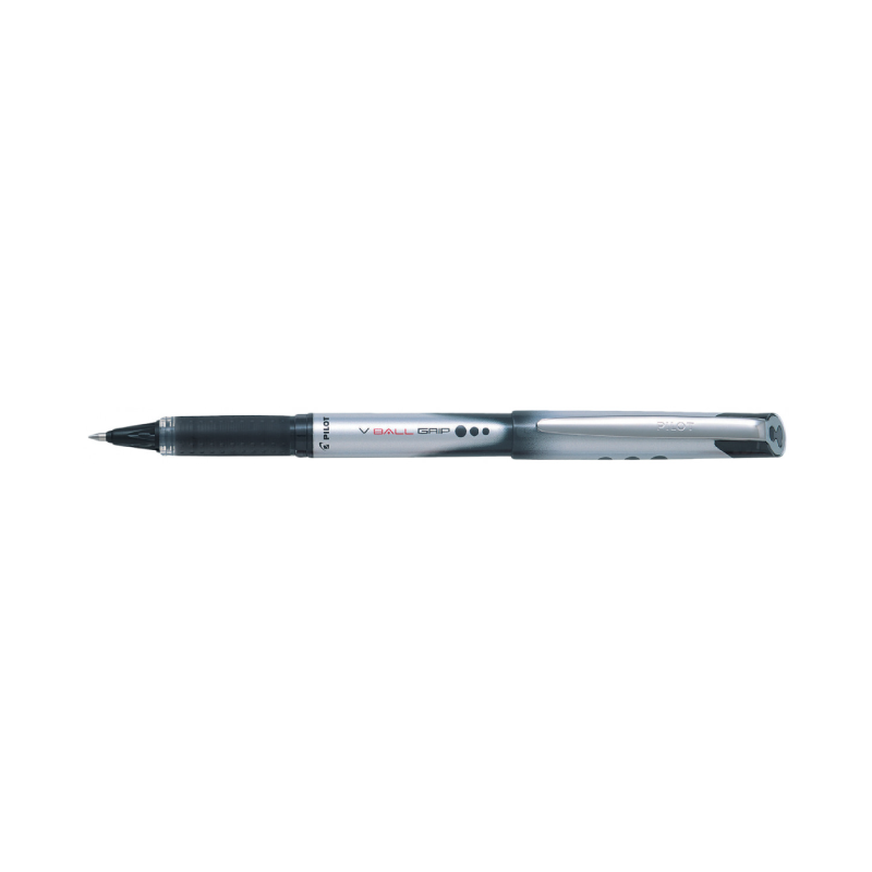 Pilot V Ball Grip Roller Ball Pen with a Fine 0.7mm Point in Black Ink