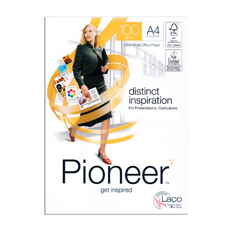 Pioneer A4 Ultra White Office Paper, 100gsm, 250Sheets/Ream