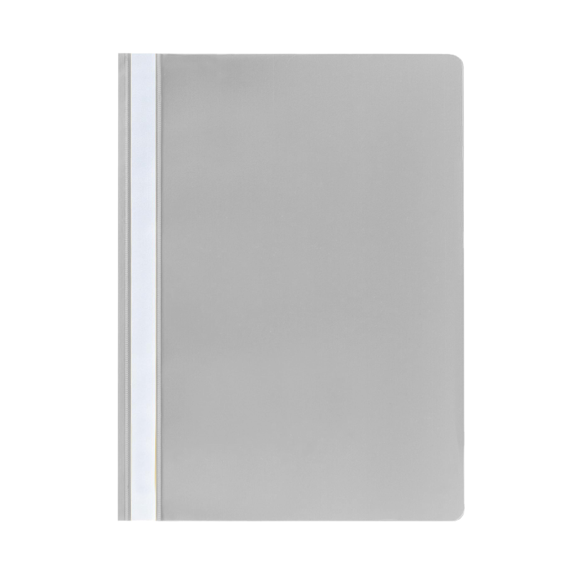 Paper File Grey Project File, Clear View, A4, Gray