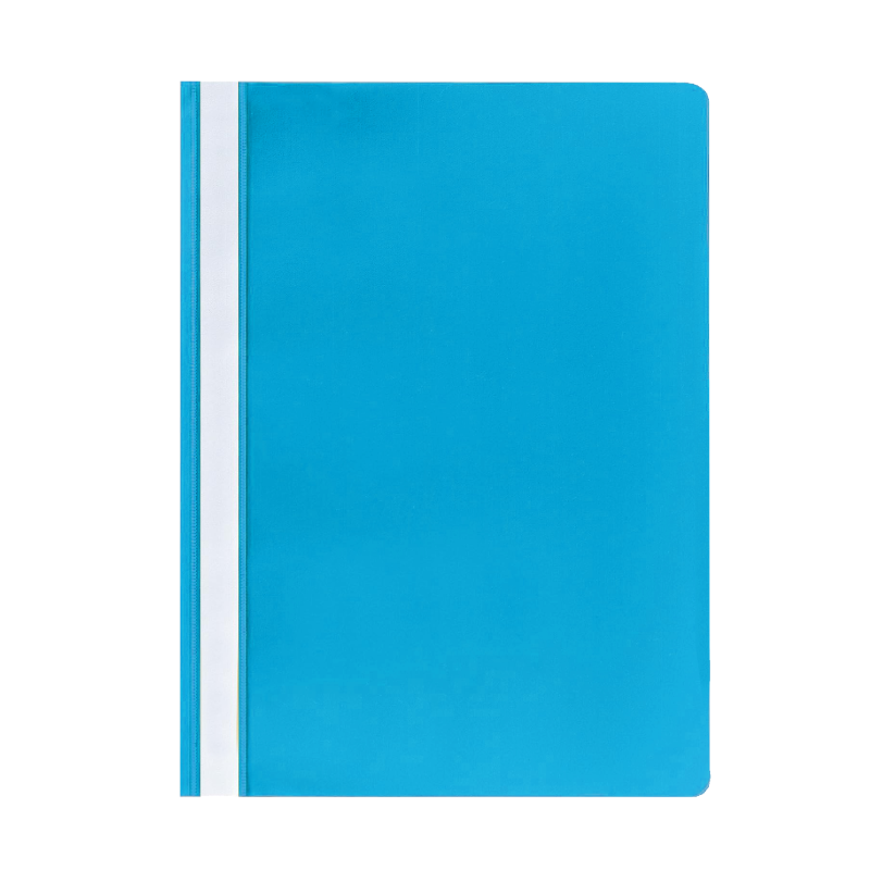 Project File, Clear View, A4, Light Blue