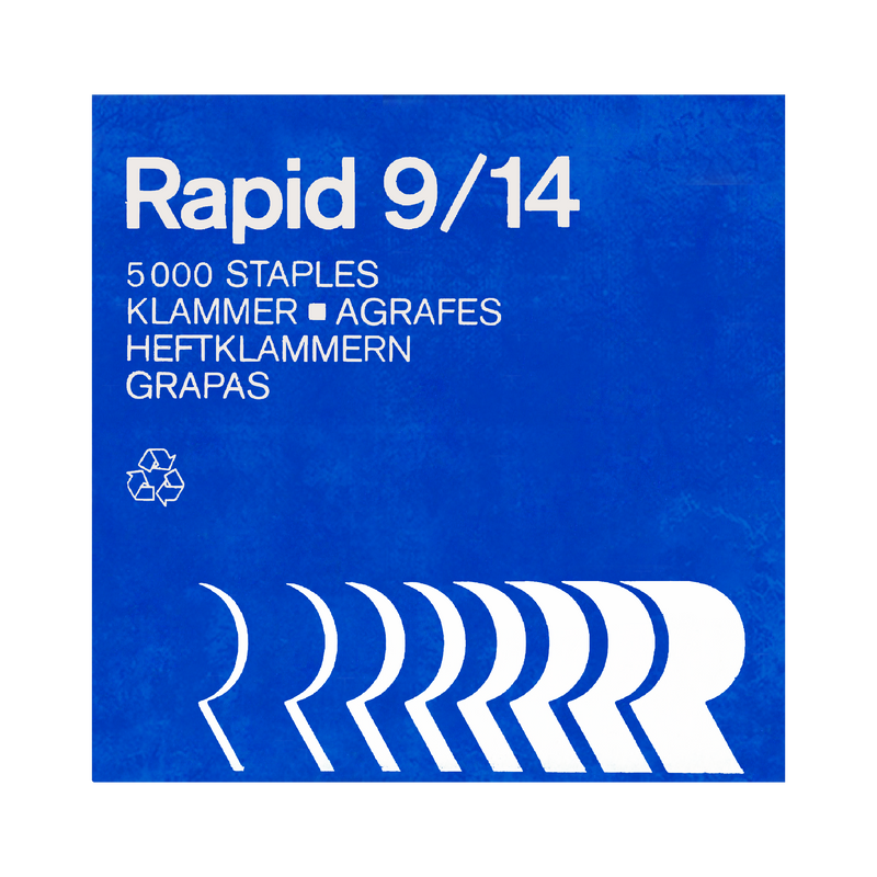 Rapid Staples, 5000/Box (No.9/14)