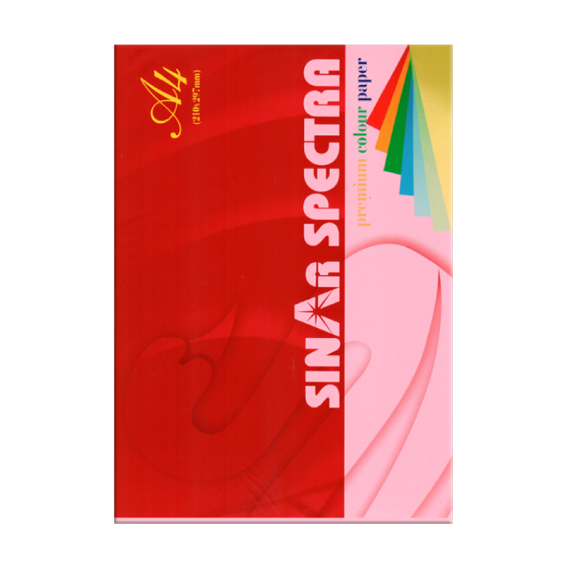Sinar Spectra A4 Premium Color Paper, Pink, 80gsm, 500Sheets/Ream (IT 170)