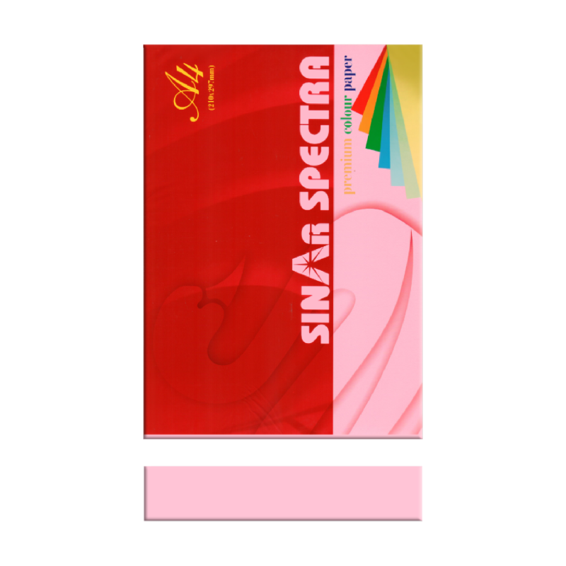 Sinar Spectra A4 Premium Color Paper, Pink, 80gsm, 500Sheets/Ream (IT 170)