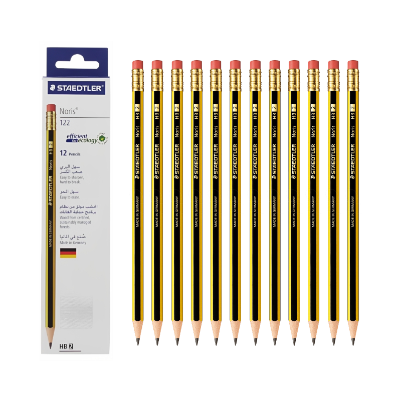 STAEDTLER Noris Pencil, HB, 12/Pack (122)