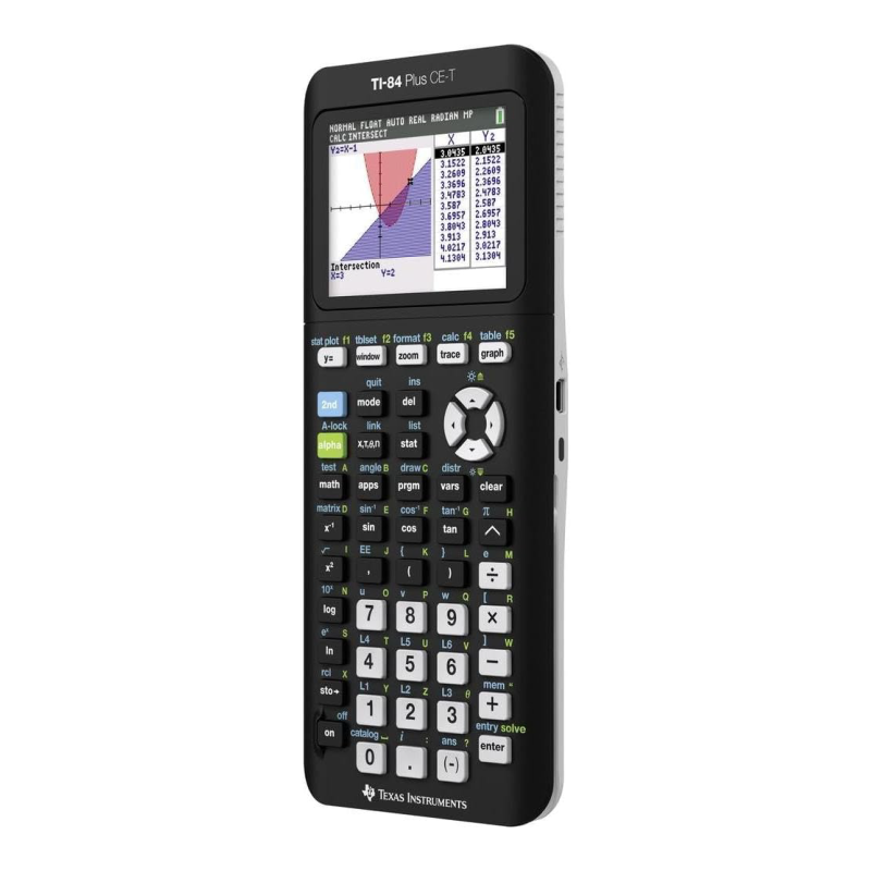 Texas Instruments TI-84 PLUS CE-T Python Edition Graphing Calculator (TI84PLUS CE-T)