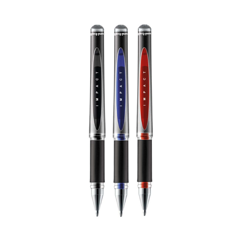 uni-ball Signo Rollerball Pen with a Medium 1.0mm Point in Various Colors: Red, Blue and Black