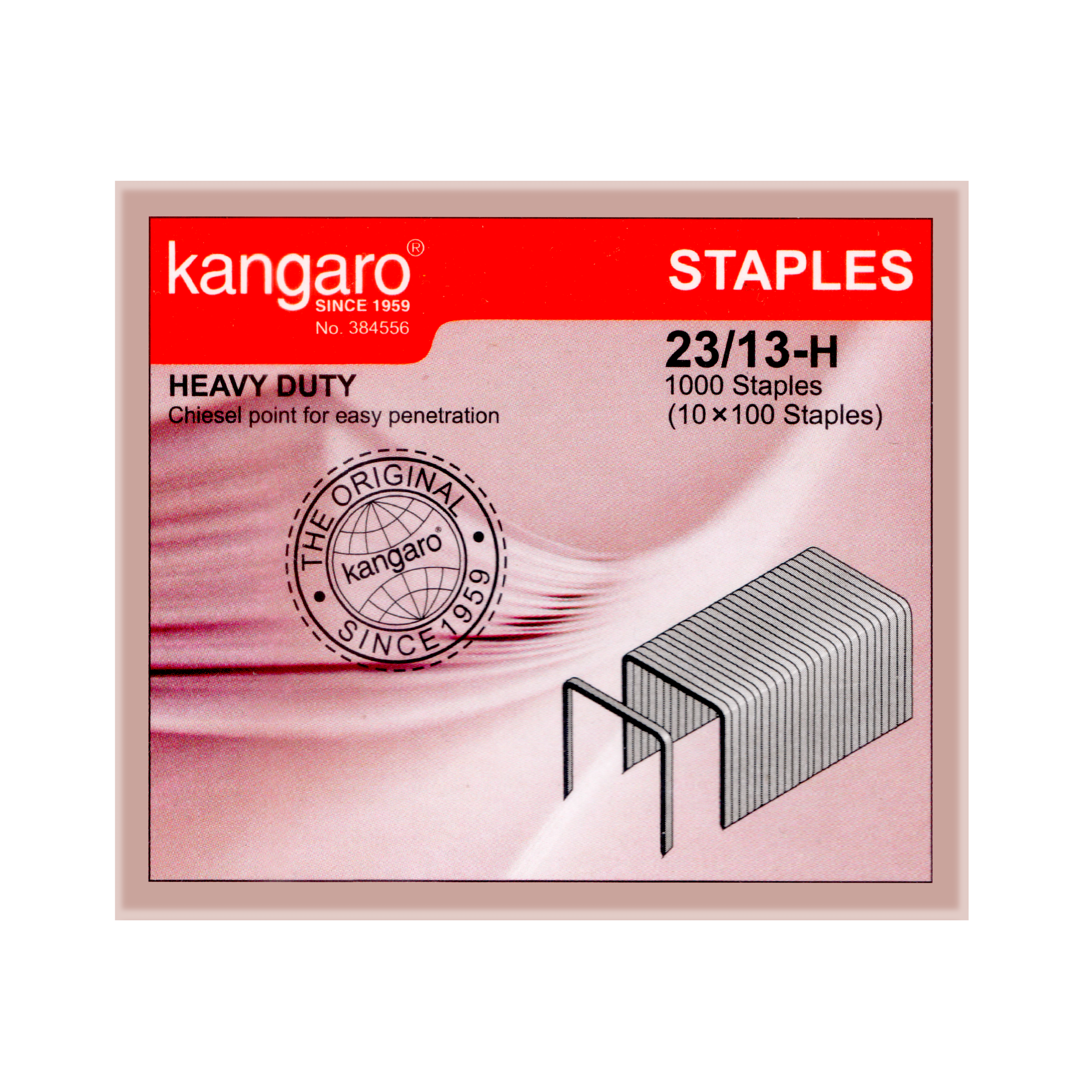 Kangaro Staples, 1000/Box (No.23/13-H)