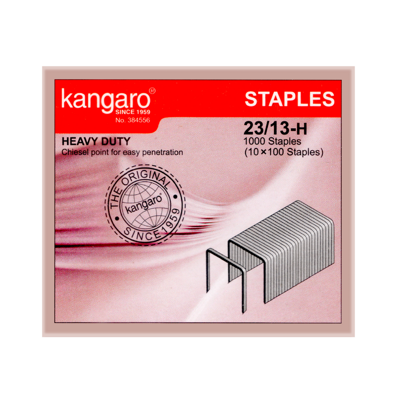 Kangaro Staples, 1000/Box (No.23/13-H)