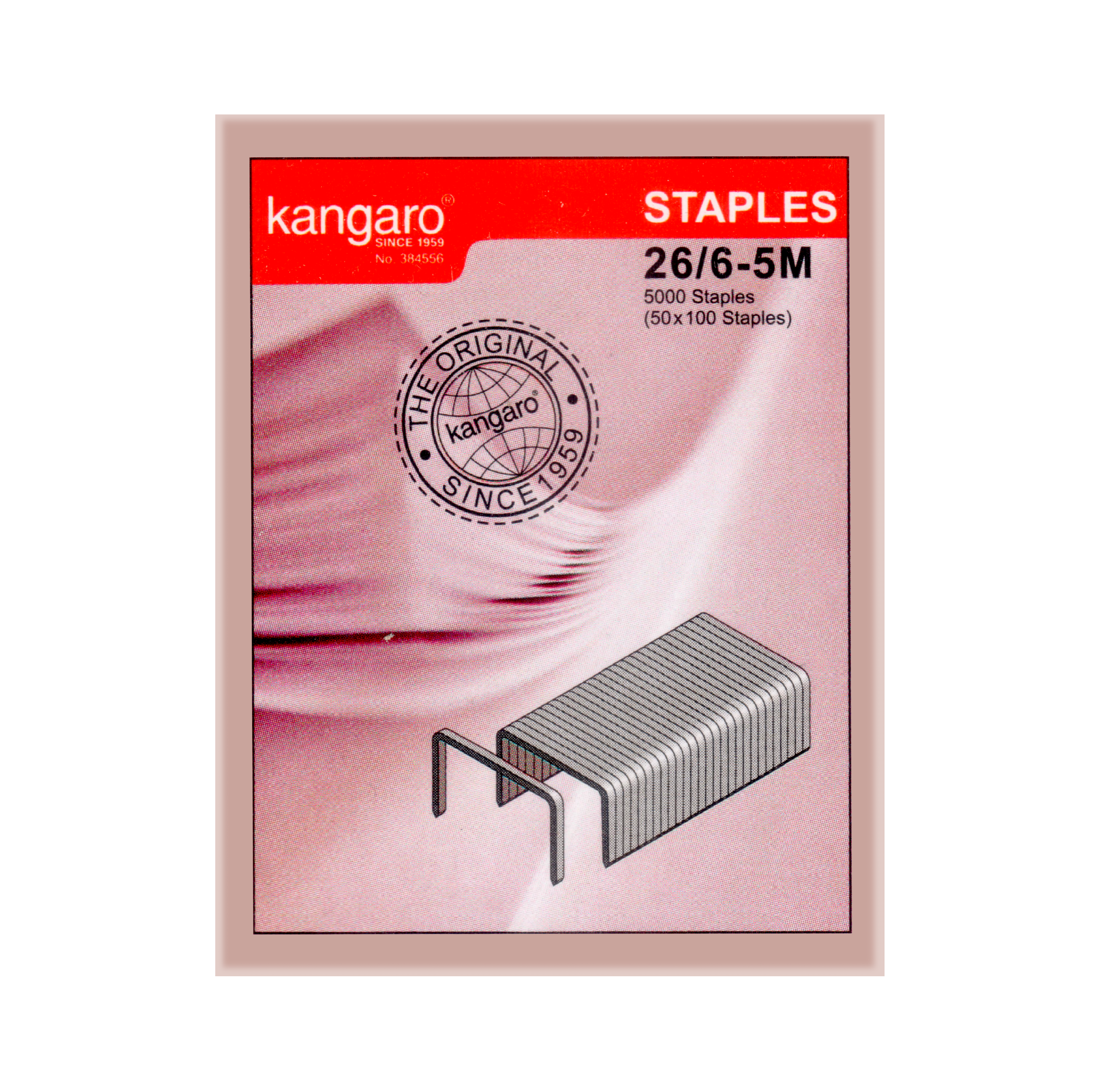Kangaro Staples, 5000/Box (No.26/6-5M)