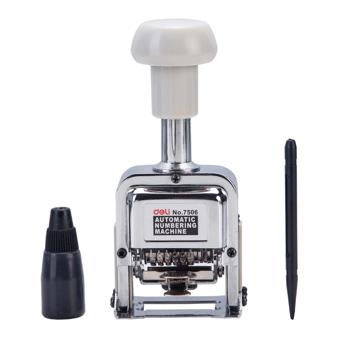 deli Numbering Machine, Automatic, 6 Digits (7506)