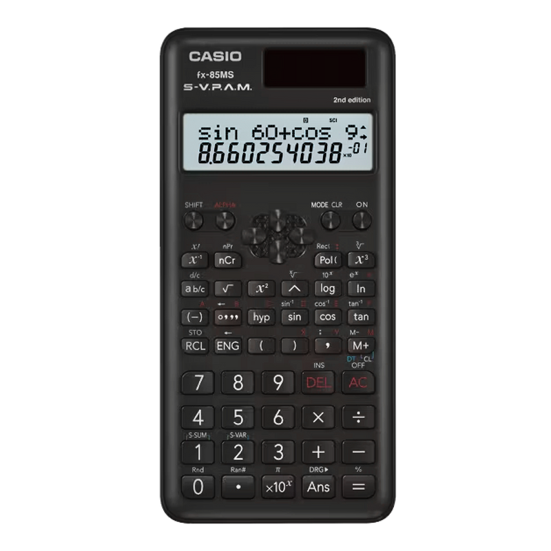 Casio Scientific Calculator, Non Programmable (fx-85MS-2)