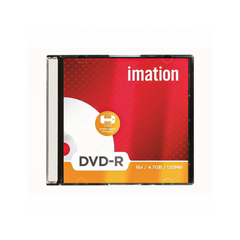 imation 16x DVD-R, 4.7GB Capacity, 120min, Jewel Case