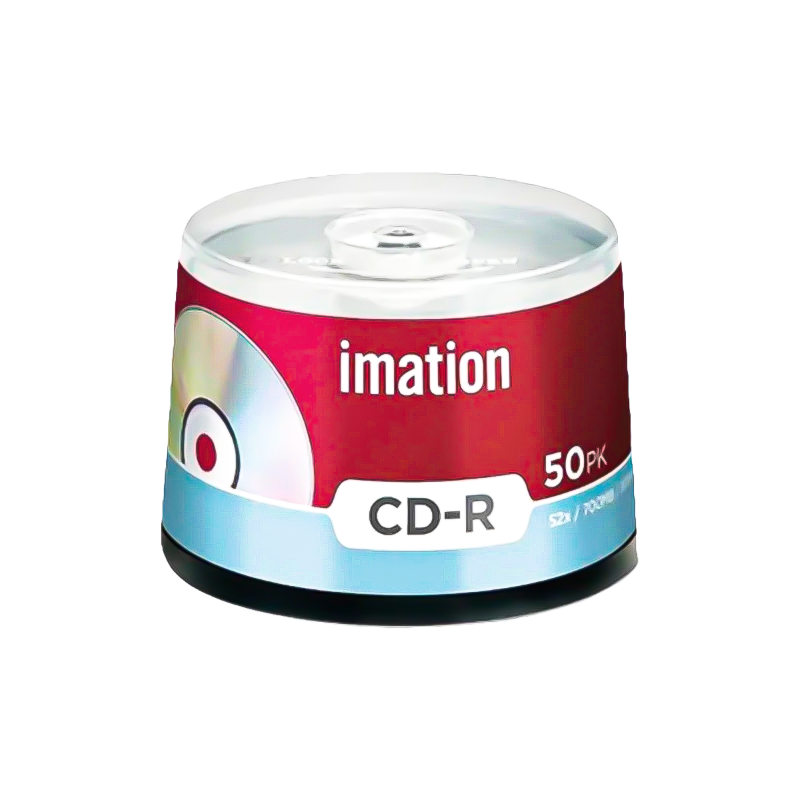 imation 52x CD-R, 700MB Capacity, 80min, 50 Pack Spindle