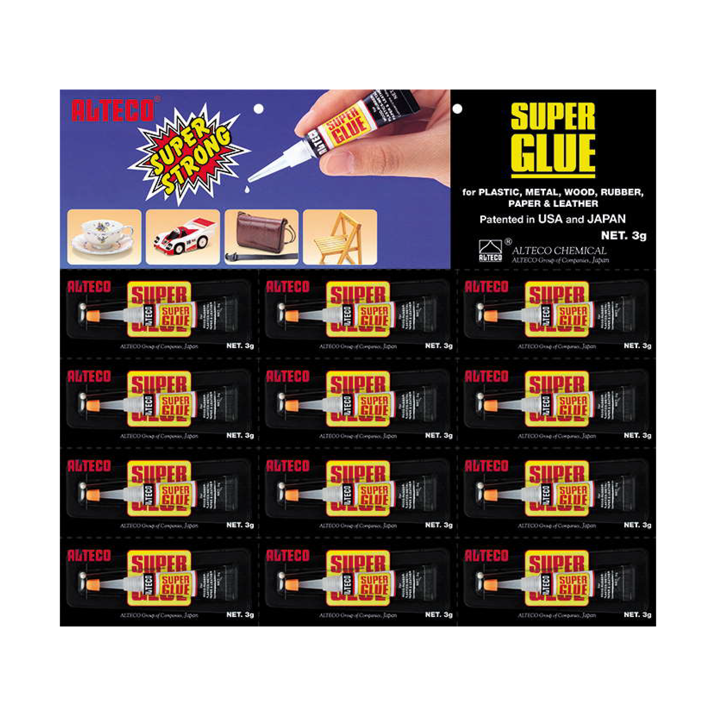 Alteco Super Glue, 3g (SG-12 Pin)