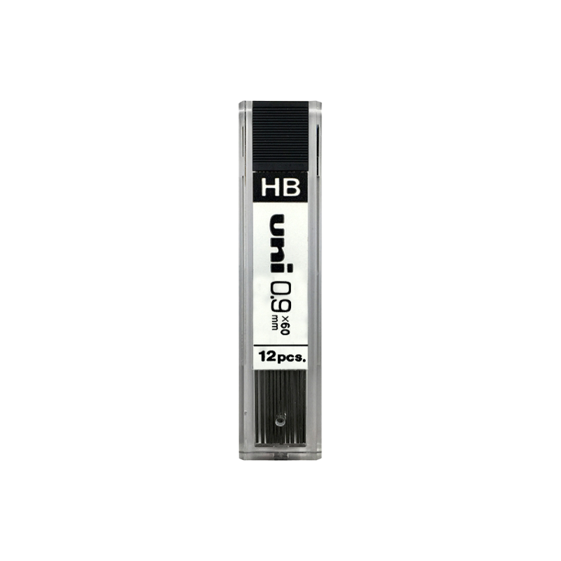uni Lead Refill, 0.9mm, HB, 20/Leads (UL-1409)