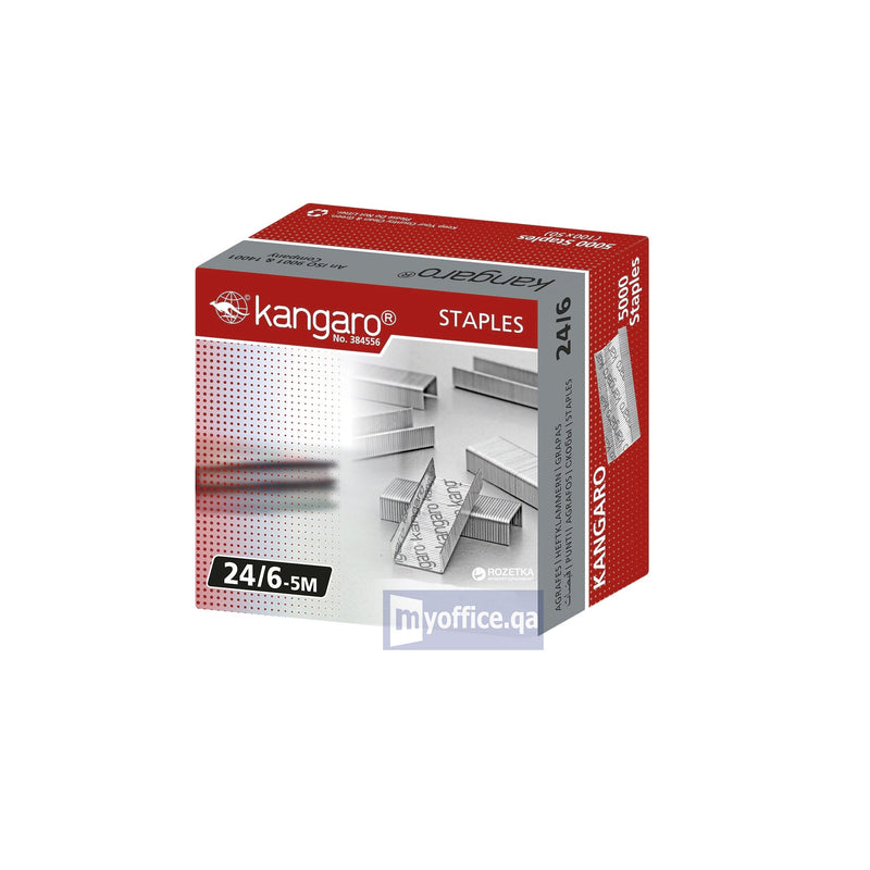 Kangaro Staples, 5000/Box (No.24/6-5M)