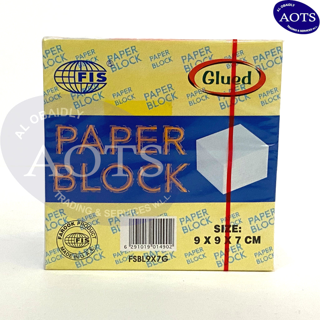 FIS Paper Block - 9x9x7cm