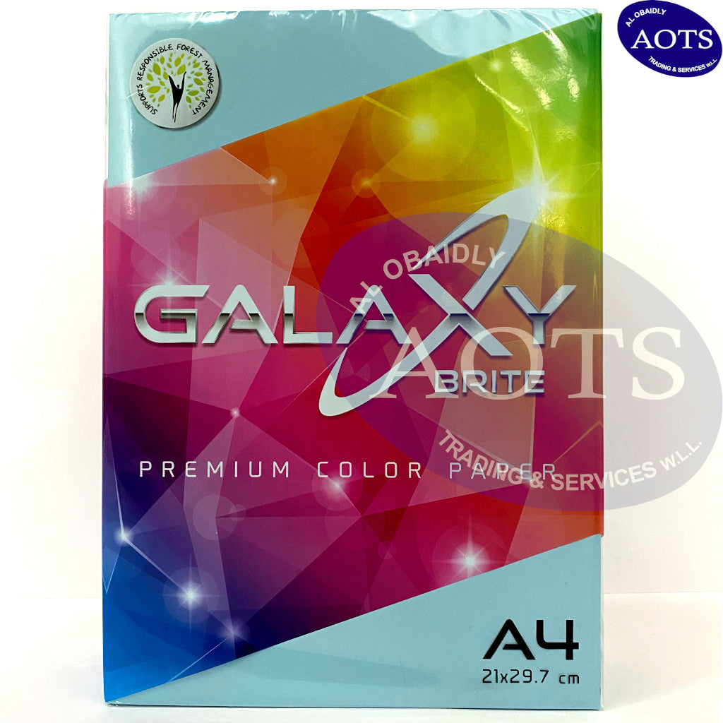 Galaxy Colour Paper - Blue A4 80gsm, 500sheets/Ream