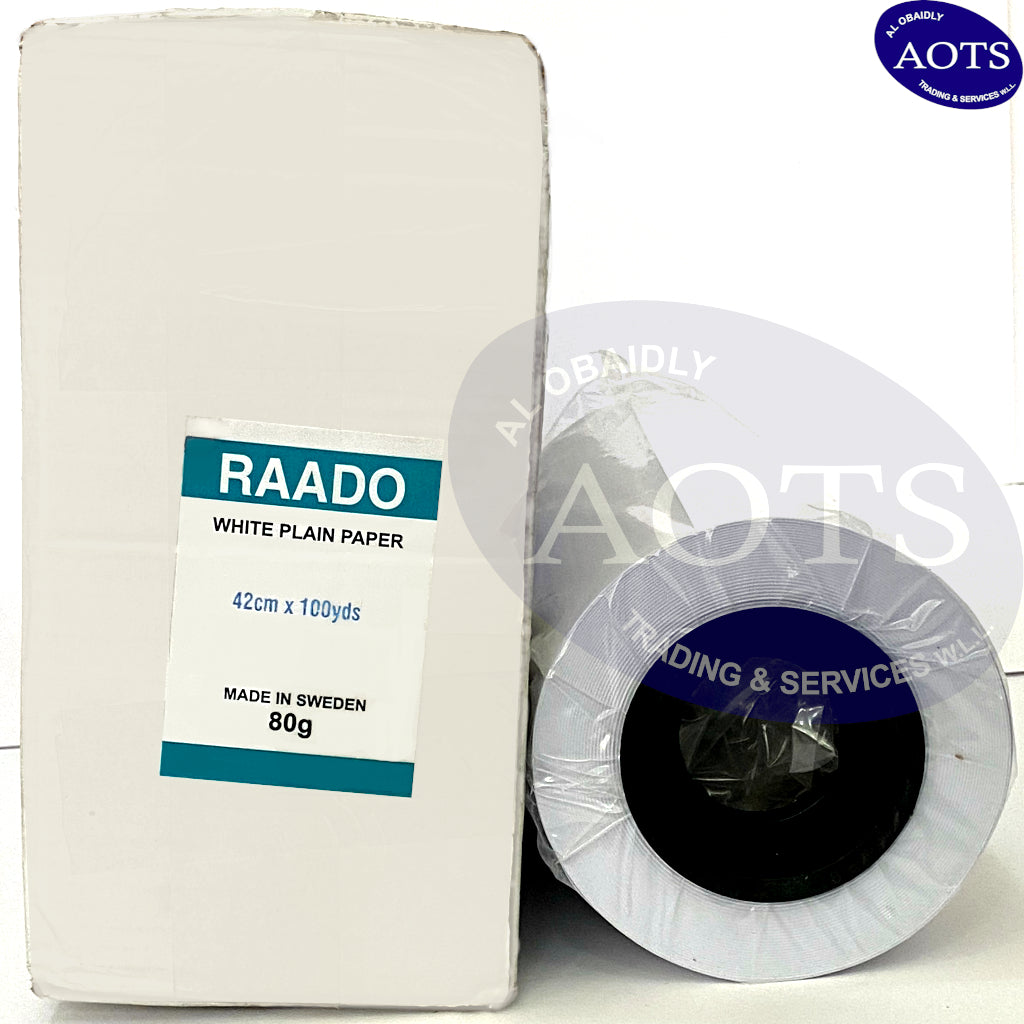 RAADO | Plotter Paper Rolls - 42cm x 100yd x 3" core