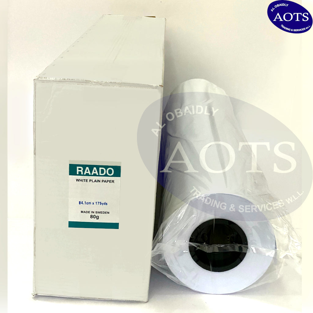 RAADO | Plotter Paper Rolls - 84.1cm x 175yd x 3" core