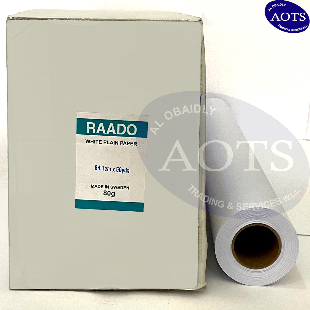 RAADO | Plotter Paper Rolls - 84.1cm x 50yd x 2" core