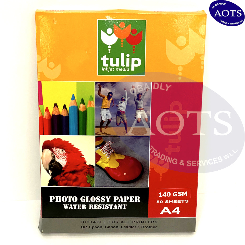Tulip Photo Glossy Paper - A4 140gsm, 50sheets